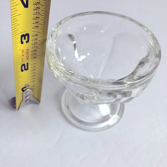 Vintage Small Ice Cream Glass Cups Dessert, Set of 2 Cups - Picture 7 of 14